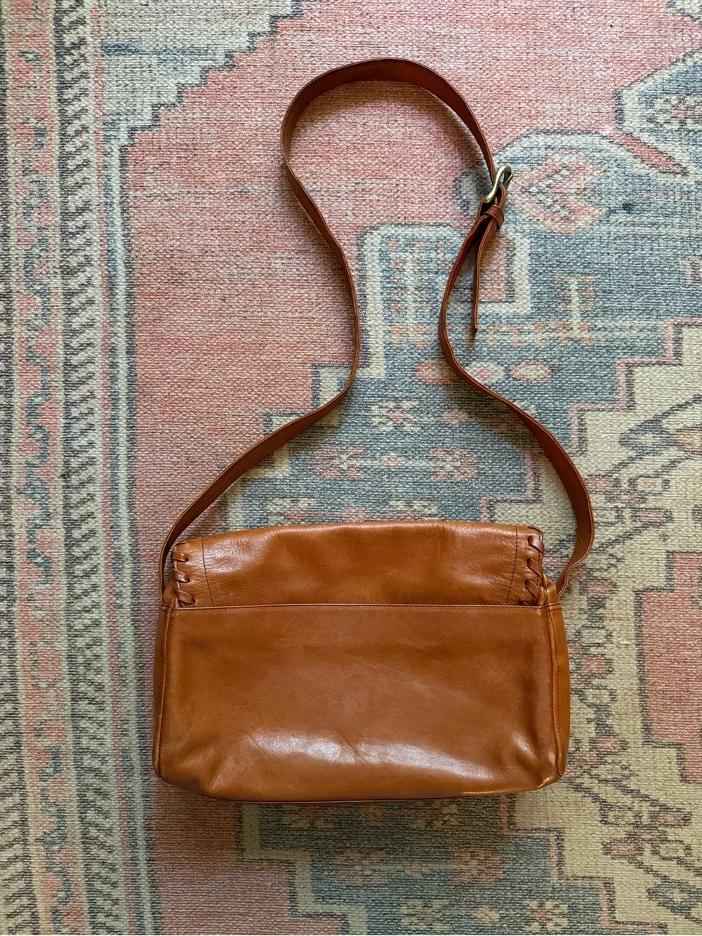 Vintage Saddle by Sabina Leather Crossbody